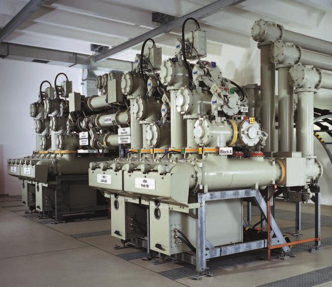 Gas-insulated switchgear Highly experienced Alstom Grid has many years of experience in the design of gas-insulated, high voltage switchgear rated up to 800 kv.