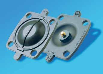 specifically designed as a functional equivalent replacement diaphragm for weir-style valves.