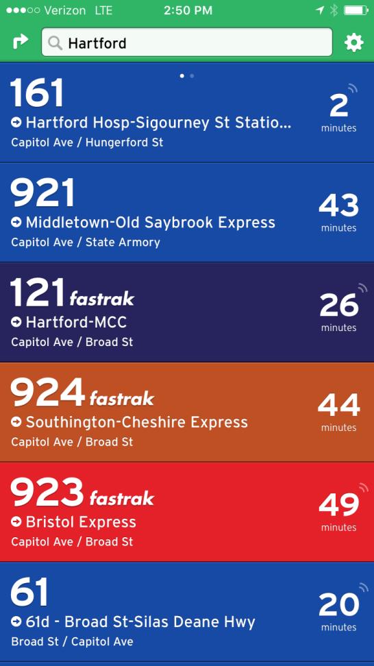 Hartford Division buses New