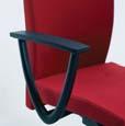Aluminium armrests with Softtouch or leather covers.