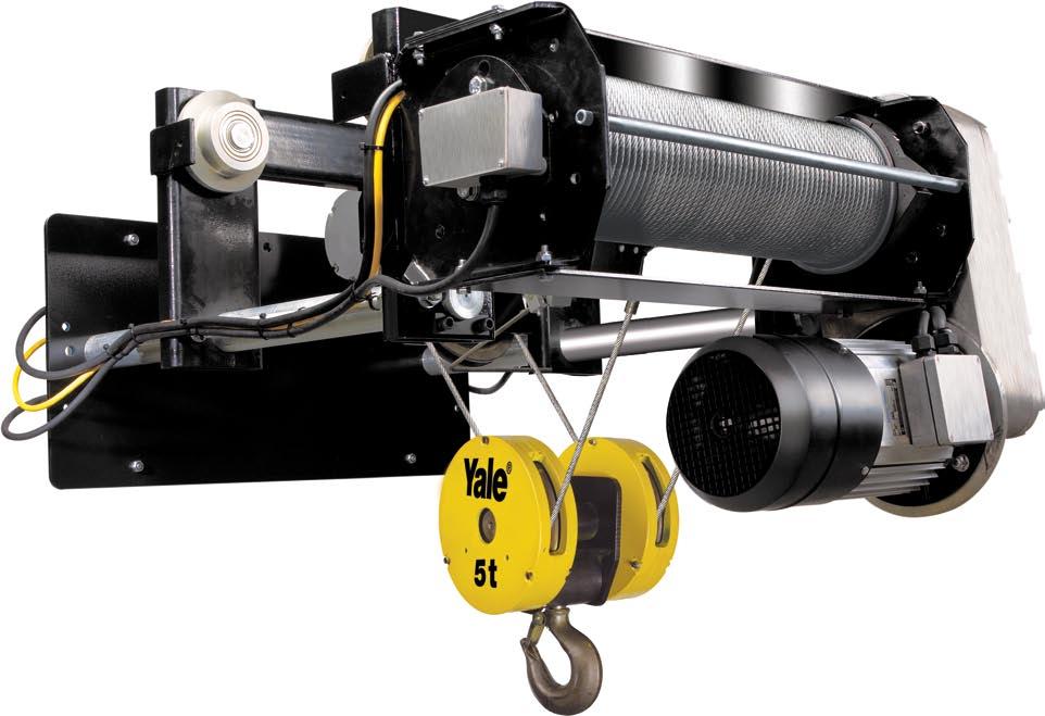 The advantages at a glance Easy access The industrial wire rope hoist with a robust steel frame provides a solid foundation and easy access to key components High protection The geared limit switch