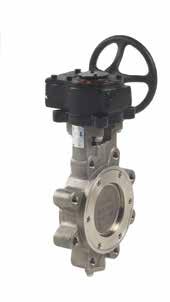 HPILCS WITH LEVER HANDLE HPILCS WITH GEAR OPERATOR HP SERIES HIGH PERFORMANCE BUTTERFLY Double offset valve designed to MSS SP-68, ASME B16.34, and API 609, Category B.