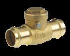 LEAD-FREE* VALVES FOR POTABLE WATER SERVICE continued UP502 P2 UP1502 LEAD-FREE BRONZE GLOBE VALVES UP502 * 300 WOG, MSS SP-80, Threaded Bonnet, Threaded 1/8" thru 2" UP1502 * 300 WOG, MSS SP-80,