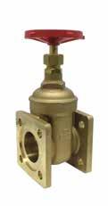 1-1/2", 2" P-2641 GATE SAMPLER VALVE P-2641 Bronze Body, 300 WOG, Flanged Ends, Solid Wedge, Screwed Bonnet, Non-Rising Stem With