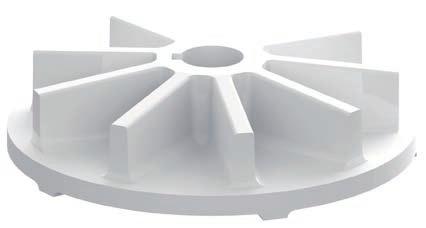 Properties - No seal - Extended, overhung motor shaft with circlip - Non-clogging impeller - Impeller material POM/GJL-25 - Optionally with installed inducer, for improvement of the