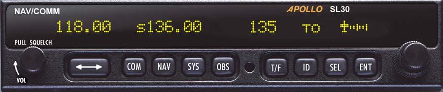 Section 7 Description of the Airplane and Systems Columbia 350 (LC42-550FG) PICTURE OF THE SL30 NAV/COM Figure 7-24 Getting Started The SL30 combines a 760-channel VHF communications transceiver with