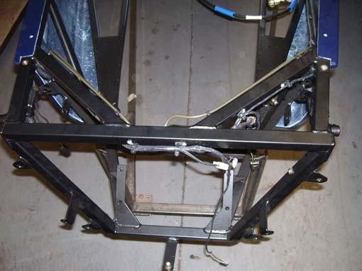 Westfield will have fitted the rivnuts to the front of your chassis to mount the nose cone.