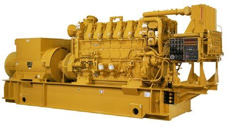 DIESEL GENERATOR SET STANDBY 2860 ekw 3575 kva Image shown may not reflect actual package Caterpillar is leading the power generation Market place with Power Solutions engineered to deliver unmatched