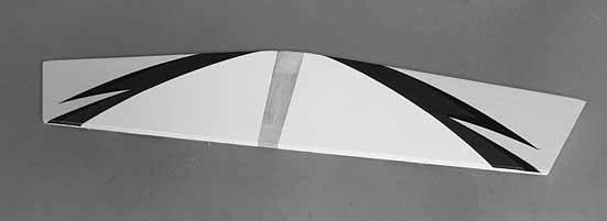 Align the stab so the distance between the wing tips and stab tips are equal on both sides.
