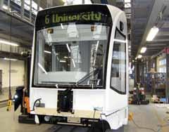 The vehicle was transported to Germany for repairs, where an intensive damage analysis was carried out in the Siemens workshop.