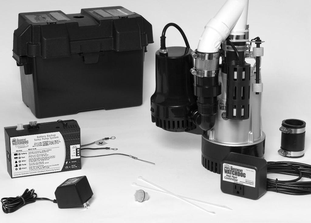 Introduction The Basement Watchdog combination sump pump system is designed to provide both primary and backup pumping capabilities. The primary pump will operate as long as it is receiving AC power.