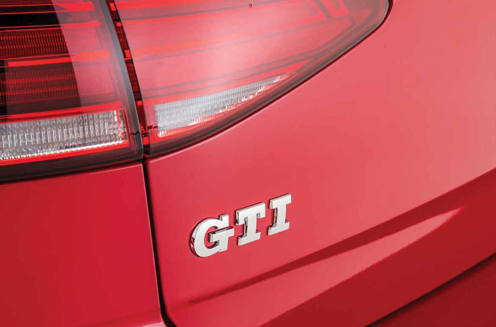 Golf GTI shown