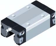 Rexroth Ball Rail Systems Runner Blocks, Aluminum Version Runner Block 1632- Slimline Versions: Runner block without ball retainer: for part numbers, see table Runner block with ball retainer: part