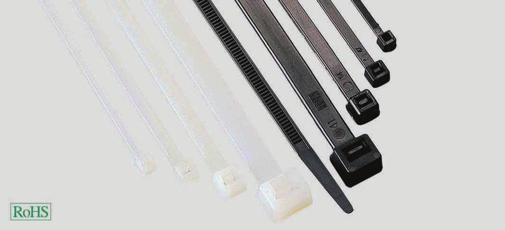 cable tie type standard with plastic lug lock Cable ties One piece cable ties offer an economical alternative made from quality nylon / (natural or UV stabilised black).