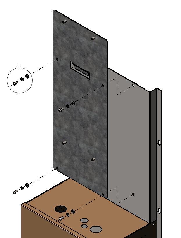 place on the back plane and secure. Table 1. Back Plate and Hardware. SED2 Enclosure Drive Back Plate No.