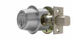 B500 SERIES DEADBOLT ABS-American Building Supply, INC. Schlage - B500 Deadbolts Certifications: ANSI A156.5, 2001, Grade 2. Available UL Listed for three-hour fire door.