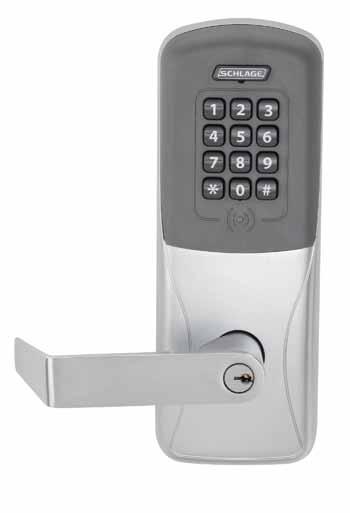 Schlage - Electronic Locks CO 200 - Offline Electronic Lock Standard Features Computer programmable with audit trail Up to 2000 users & up to 2000 audits* Up to 32 holidays & 16 time zones* ANSI/BHMA