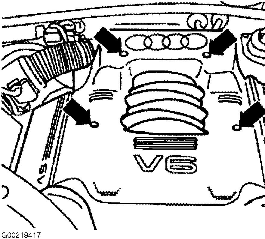 Fig. 16: Removing Engine Cover 4 января 2005 г.