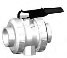 SYGEF Stanar PVF Type 546 Ball Valve Stanar PVF With mounting inserts With fusion sockets metric US lbs 16 175 546