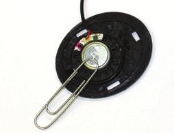 signal to the earphone, making the magnet push and pull on a coil of wires, which moves the