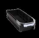 S-BOXX with clear plastic window 04-9 black SB SF 04-9 HD Ref.-No. 6000001383 Dimensions: 147 x 351 x 153 mm Weight: 0.51 kg Depth 4 M-BOXX 24-9 black MB 24-9 HD Ref.-No. 6000001445 Dimensions: 445 x 340 x 153 mm Weight: 1.