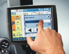 Tested electronics The CAN-BUS electrical system employed in T7000 tractors reduces wiring by 20% compared to existing designs and has 50% fewer connectors.