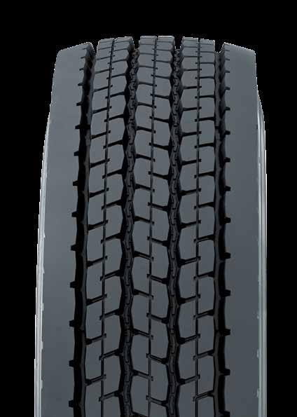 M153 REGIONAL AND URBAN STEER TIRE The M153 is an extra-deep 26/32" regional and urban heavy-duty steer tire optimized for extremely high-scrub applications, where tread wear is the primary reason