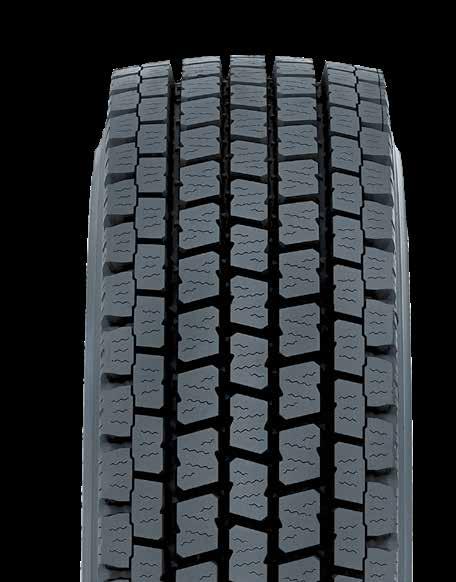 M920 (22.5-24.5) REGIONAL AND URBAN DRIVE TIRE The M920 drive tire delivers superb all-season traction and high mileage for local and regional operations.