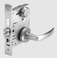 All ML9000 and MK9000 Series Locks are available with a choice of sectional or escutcheon trim. See below chart for details.