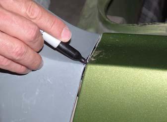 This must be done evenly as you go or there will be alignment problems with the trunk lid.