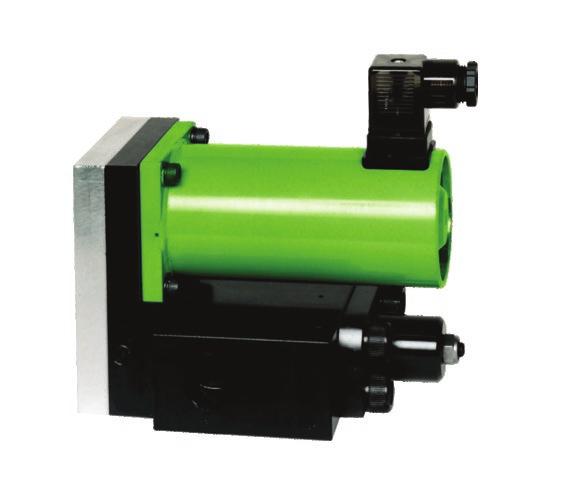 The HOV-2000 is used with electric pumps(mp-2000 series) for double-acting cylinders.