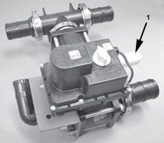 3. Turn the manual 3 way ball valve identified as Valve E (located under platform on left side of sprayer) to Rinse Tank (Point handle forward). 4.