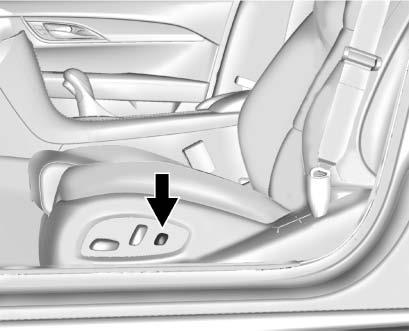 Seats and Restraints 3-5 To adjust the seat:. Move the seat forward or rearward by sliding the control forward or rearward.