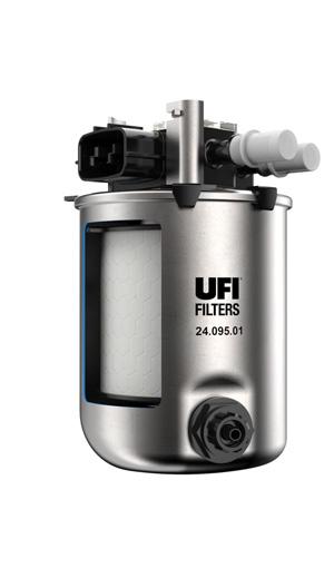 RENAULT NISSAN DIESEL FILTER For the new Nissan and Renault applications, UFI Filters has developed a fuel filter that meets all technical requirements of the latest generation engines.