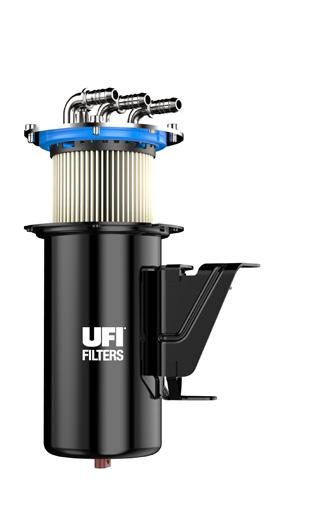 VOLKSWAGEN DIESEL FILTER The complete UFI Filters diesel filter ensures the correct operation of the vehicle, protecting the injection system and limiting fuel consumption and pollutant emissions.