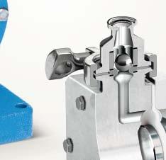 This means that all valve components are streamlined and optimized for sterile applications.