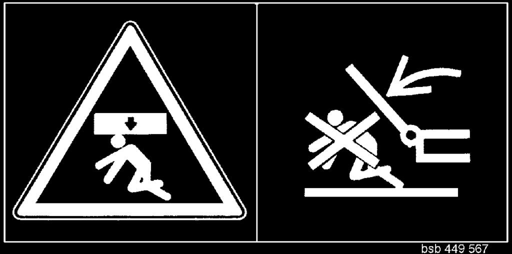WARNING SIGNS CE sign The CE sign, which is affixed by the manufacturer, indicates outwardly
