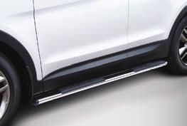 Increased mast height for improved ground clearance (Santa Fe Sport model shown).