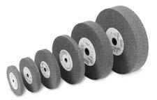 s for 6" 7" 8" 10" 12" 14" Extremely durable aluminum oxide abrasive grain. Excellent for steels and alloy steels. Ideal for numerous general purpose applications.