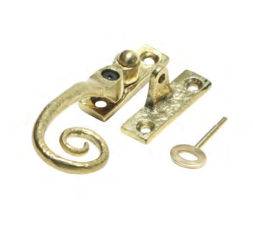 ) 1166 Casement fastener. Lockable. vailable as left or right handed.