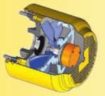 forced cooling 6 7 Brake motor unventilated with double brake, manual release and encoder 8