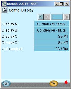 Configuration - continued Setup Display 1. Go to Configuration menu 2. Select Display setup 3.