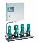Fixed or alternating base load pump Balanced run time across all pumps For use in water supply applications requiring constant pressure, such as: Residential, Commercial & Industrial buildings Hotels