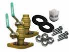 Wilo Flanges & Accessories Lead Free Swivel Flange Ball Valve Kits Less than 0.
