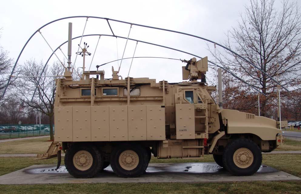 MRAP Overhead Wire Mitigation is: Effective - The OWM kit has been validated both at RDECOM-TARDEC and the Aberdeen Proving Ground (APG) for its ability to effectively travel through lowhanging wires.