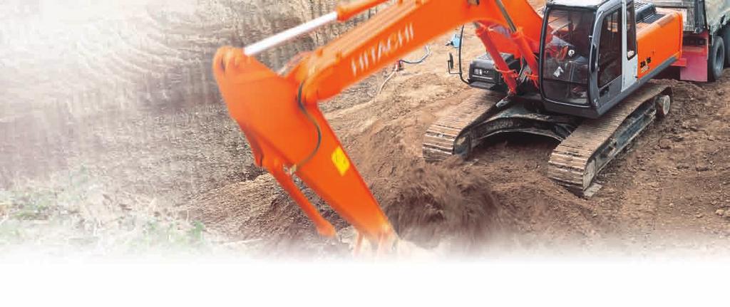 Robust Construction with High Reliability The front attachment and undercarriage are strengthened for heavy-duty excavation. The time-tested engine helps get the job done on tough job sites.