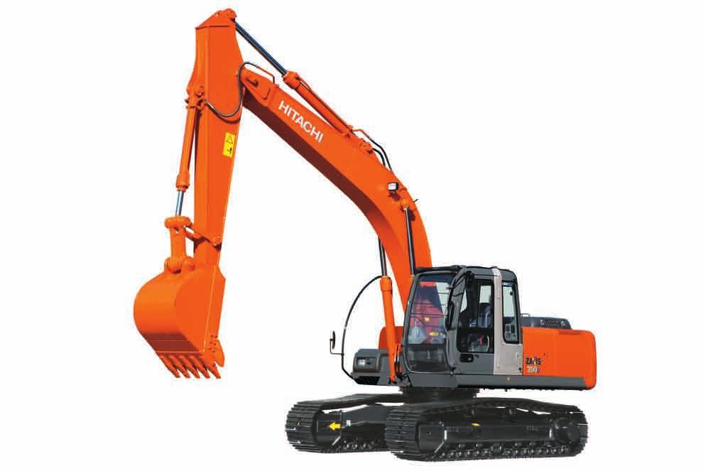 Enhanced Front Attachment Durability The durability of the front attachment is enhanced, using reliable boom, arm, flat bottom bucket and HN bushings.