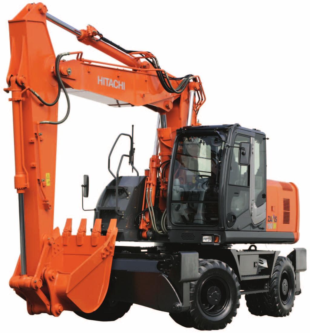 ZAXIS-3 series WHEEL EXCAVATOR Model Code: ZX190W-3 Engine Rated Power: 122 kw (164 HP) Operating
