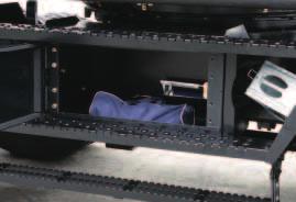 The fresh air filter for the air conditioner is relocated to the cab door side from the conventional