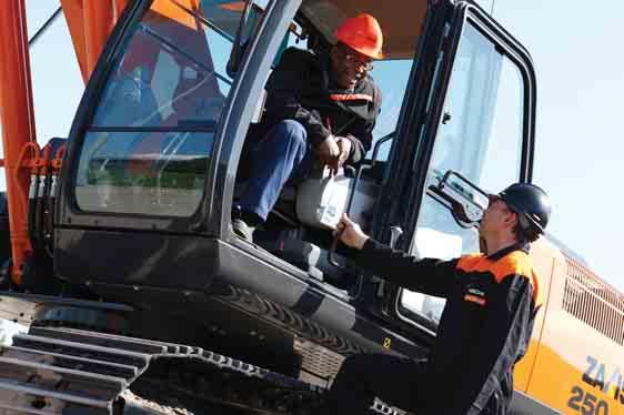 ZAXIS 200 ZAXIS 210LC SUPPORT CHAIN As soon as you become a Hitachi customer, you can rely on first-class